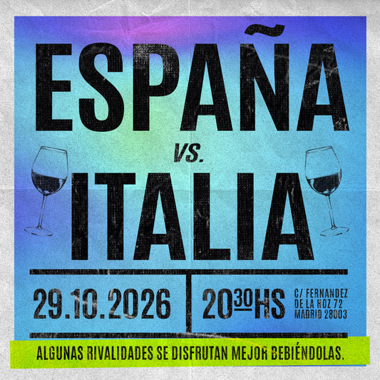 DUELO DE TITANES:  ESPAÑA 🇪🇸 VS. 🇮🇹 ITALIA 29.10.2026
