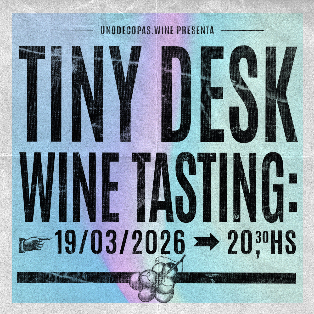 TINY DESK WINE TASTING: MONASTRELL 19.03.2026